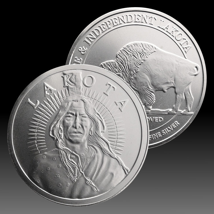 Lakota 1oz Silver Bullion - Tube of 20