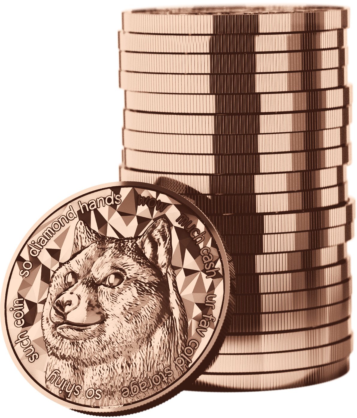 DOGE 1oz Copper Bullion - Tube of 20