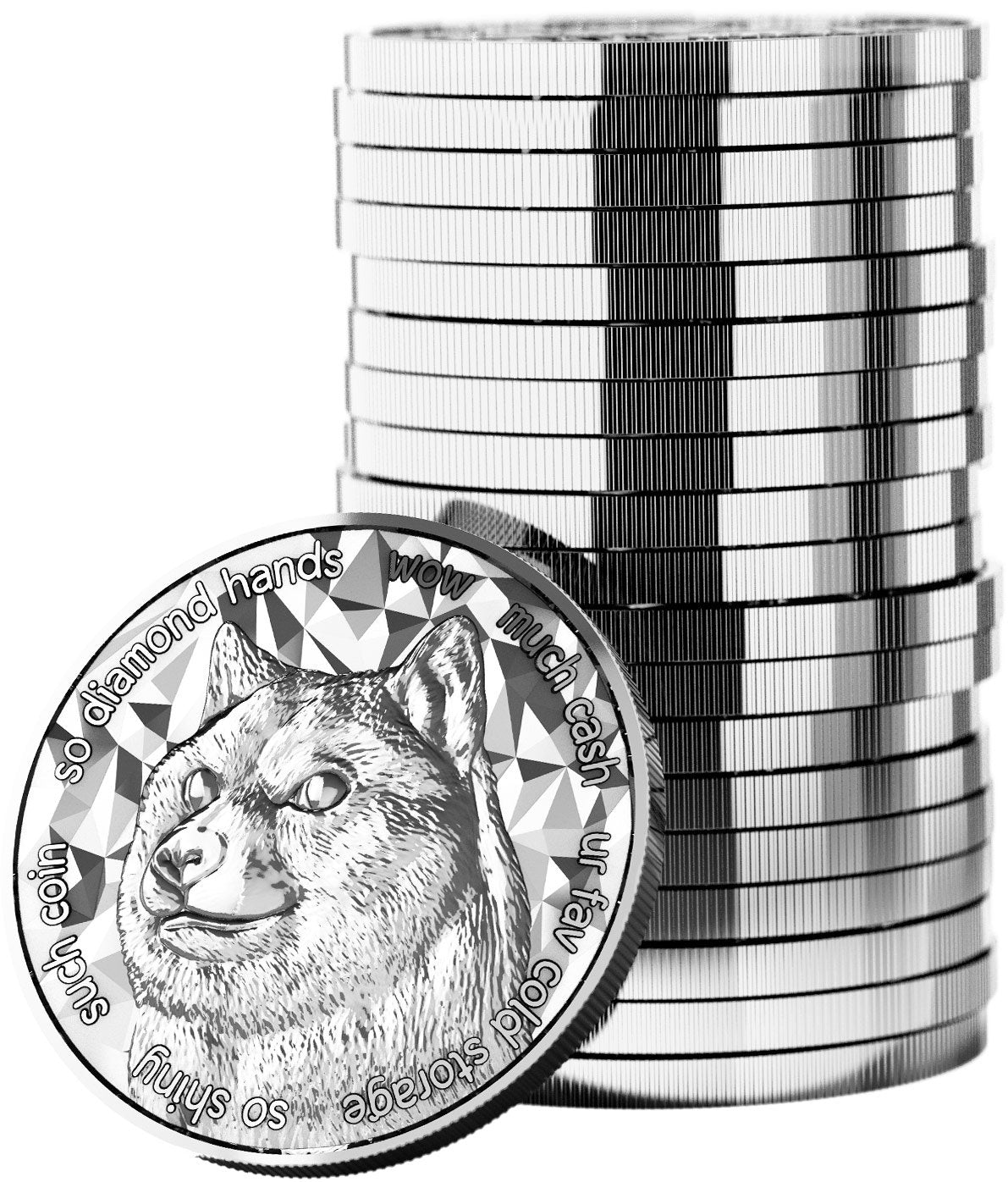 DOGE 1oz Silver Bullion - Tube of 20