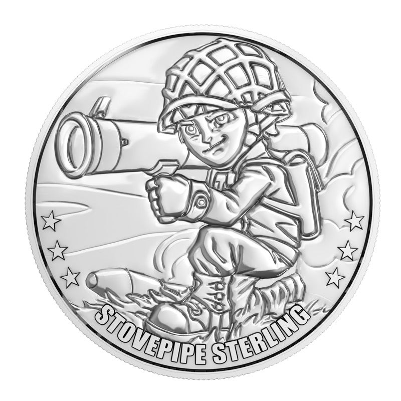 Stovepipe Sterling 1oz Silver Bullion - Tube of 20