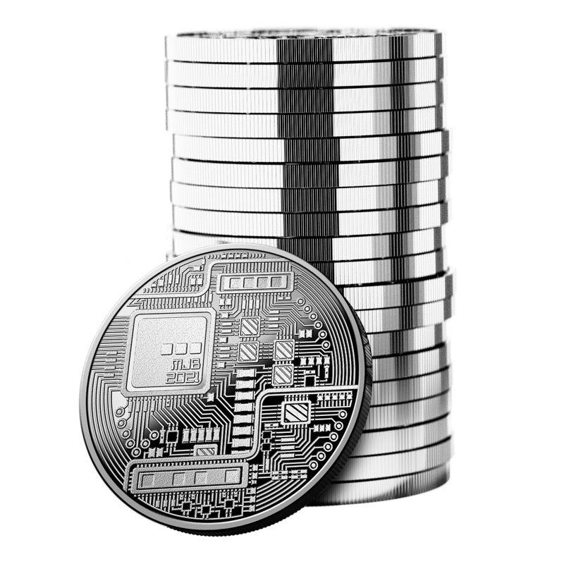 Bitcoin 1oz Silver Bullion - Tube of 20