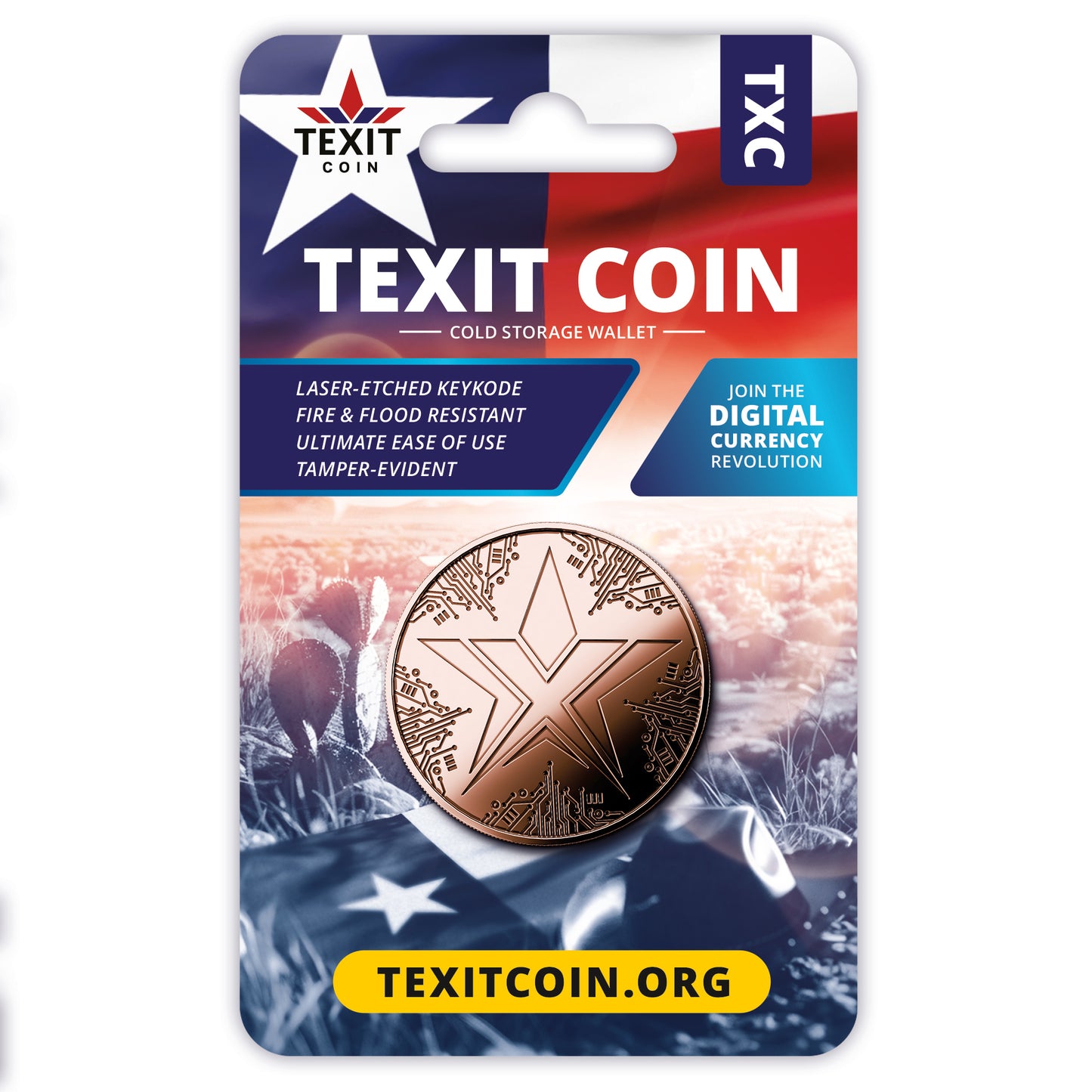 TEXITcoin Cold Storage Wallet & $TXC